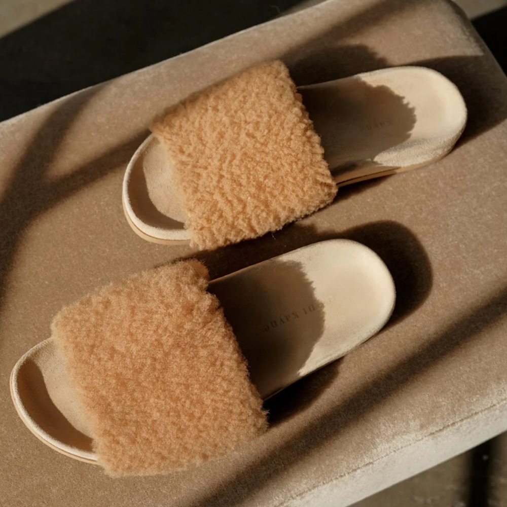 Jenni Kayne Shearling Sandals. Sz 8